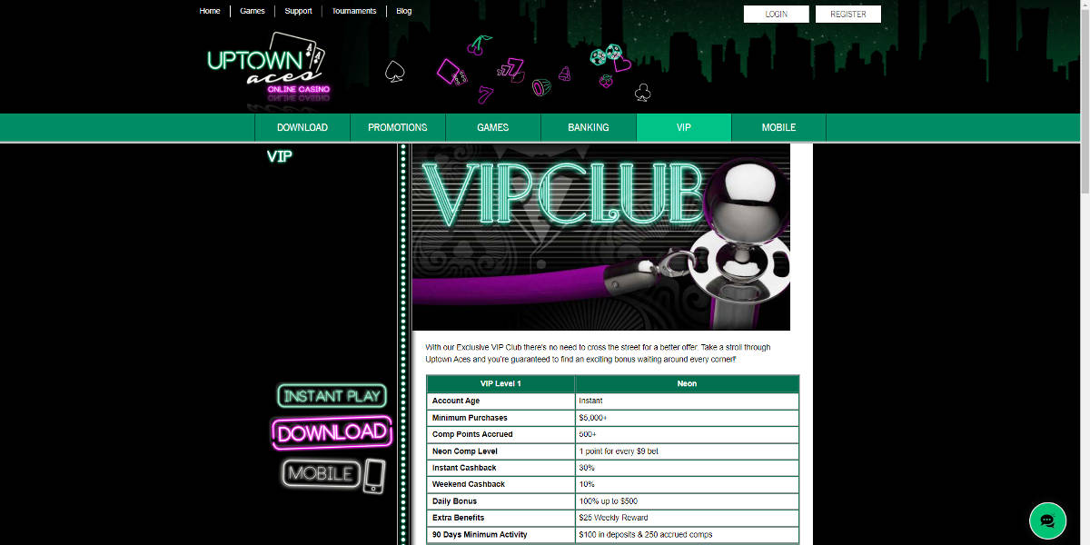 Uptown Aces Screenshots - VIP Club