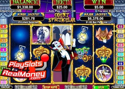 Count Spectacular Progressive Slots Review At RTG Casinos