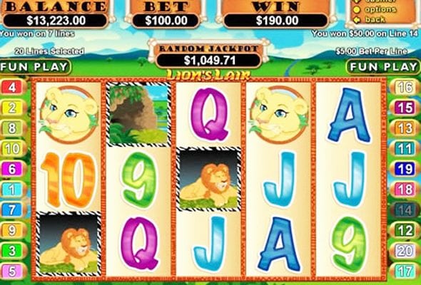 LIONS LAIR SLOT