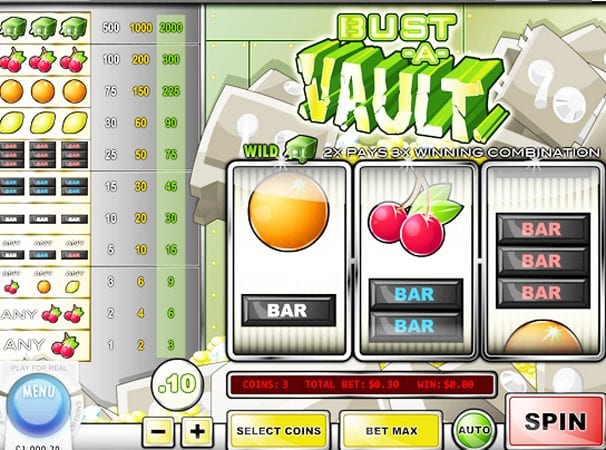 Bust A Vault Slot