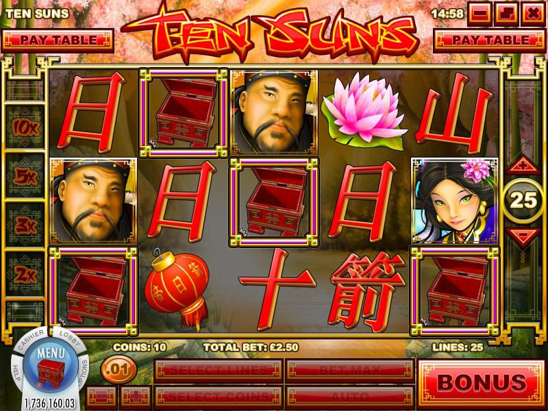 Ten Suns Slot