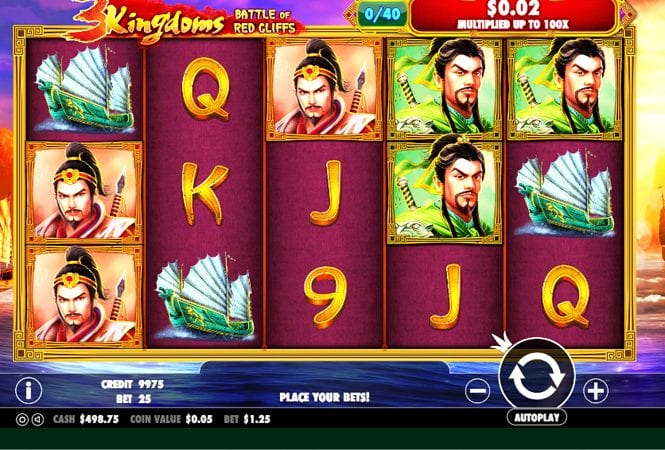 3 Kingdoms – Battle of Red Cliffs Slot