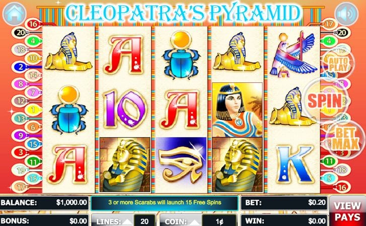 Cleopatra's Pyramid Slot