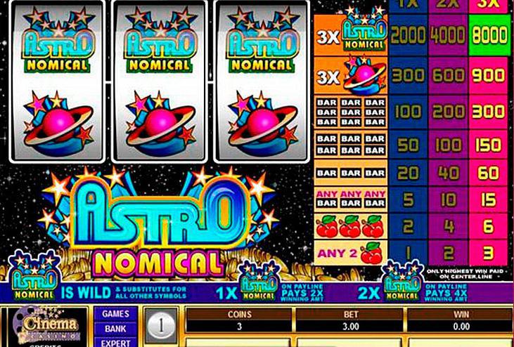 astronomical slots
