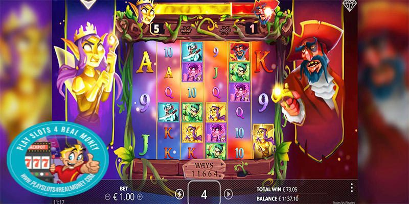 Pixies Vs. Pirates Slots review nolimit city