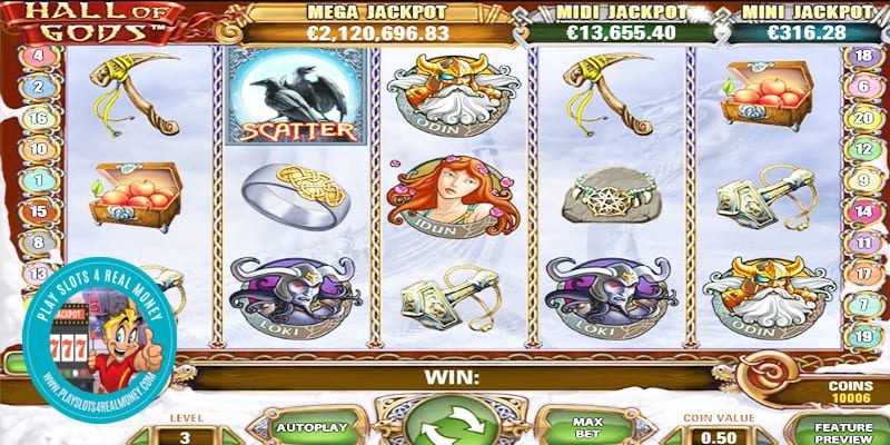 Hall of Gods Slots Reviews netent