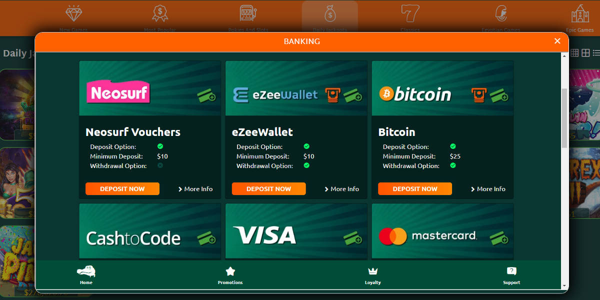 PlayCroco Banking