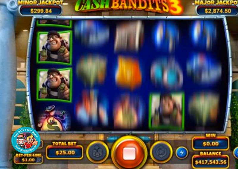 Cash Bandits Slots 3 Reviews RTP & Bonuses RTG