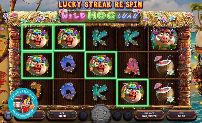 Wild Hog Luau Slots Reviews RTG