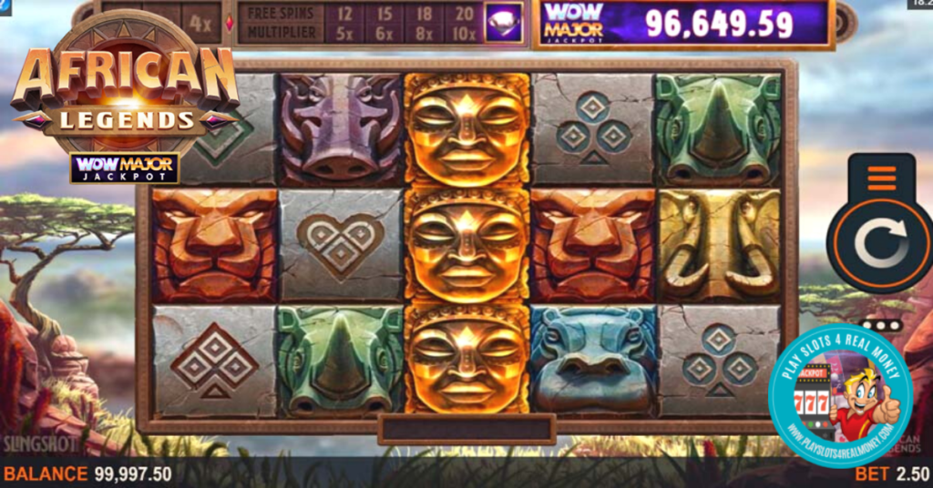 AFRICAN LEGENDS Slots Reviews Microgaming