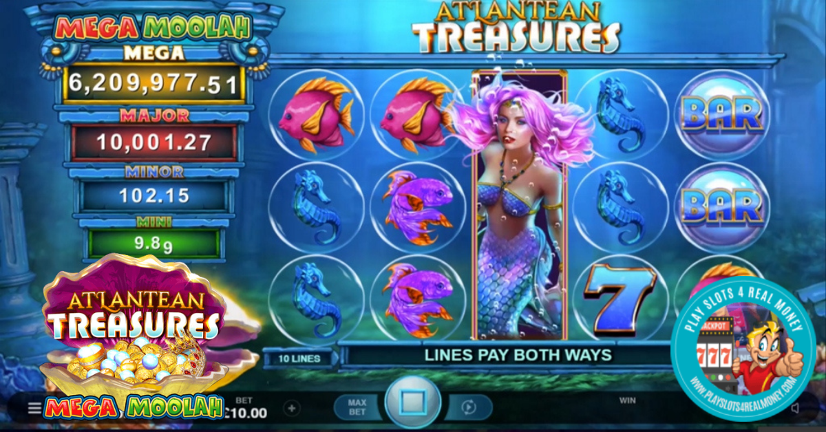 ALANTEAN TREASURES MEGA MOOLAH SLOTS REVIEWS MICROGAMING