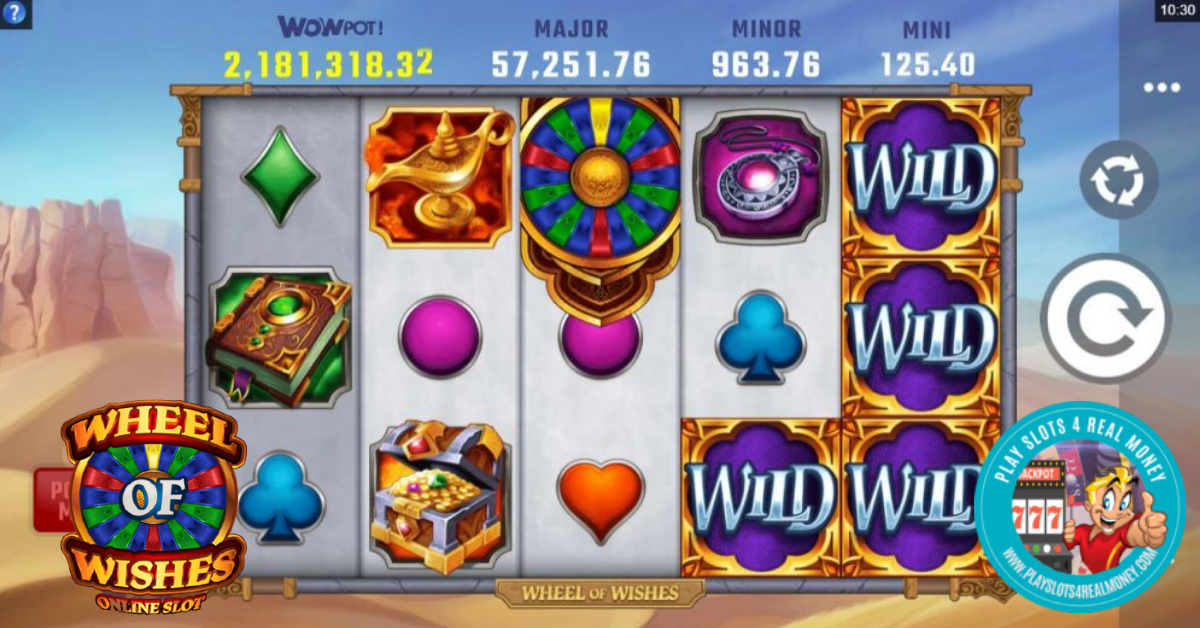 WHEEL OF WISHES SLOTS REVIEWS MICROGAMING