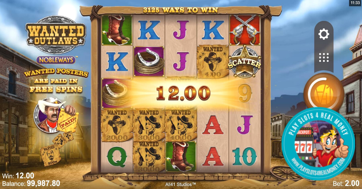 Wanted Outlaws Slots Reviews Microgaming