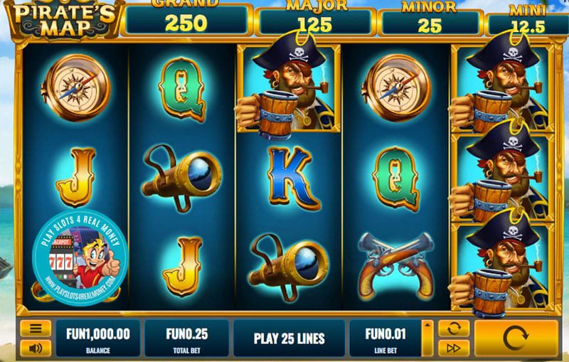 Pirates Map Slots Reviews Platipus Gaming