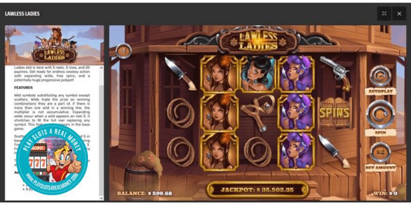 Lawless Ladies Slot Theme Review, RTP% & Bonuses By Qora 