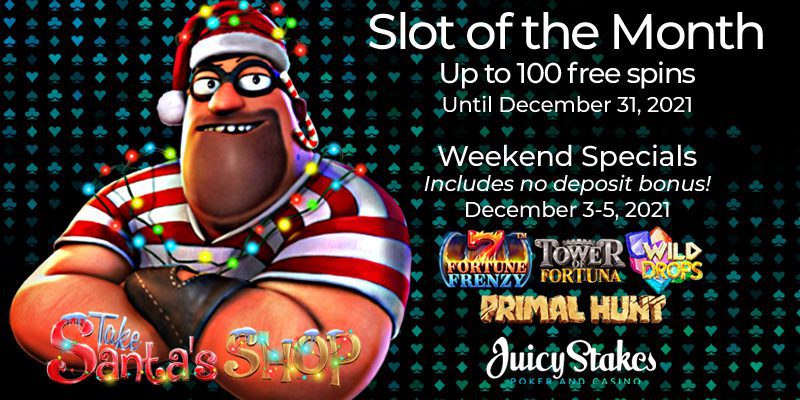 Take Santa's Shop Plus Free Spins On BetSoft Slots At This US Poker Site