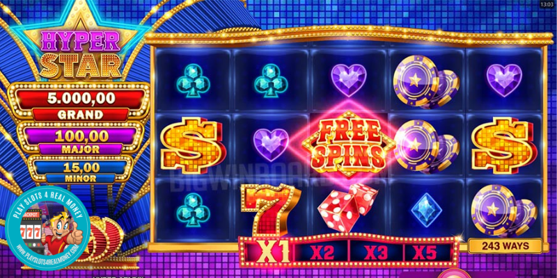 Hyper Star Gameburger Studios Slot Review, RTP% & Bonuses