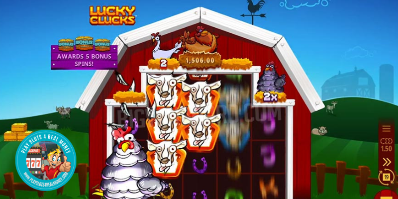 Lucky Clucks (Crazy Tooth Studios) Slot Review, RTP% & Bonuses