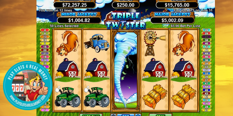 Twister Wilds Slot Machine Reviews, RTP% & Bonuses By Realtime Gaming