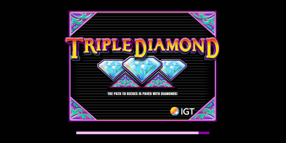Triple Diamond Slot Screenshot - Main