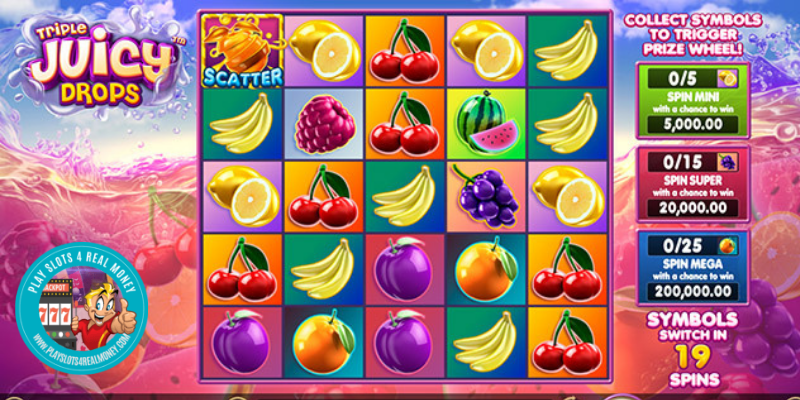 Triple Juicy Drops (Betsoft) Slot Review, RTP% & Bonuses