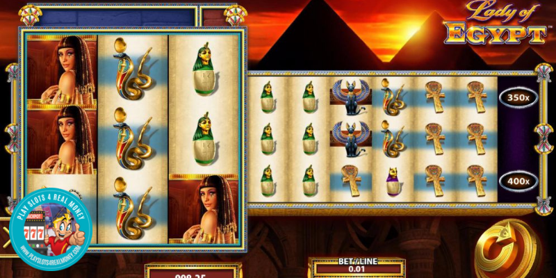 Lady of Egypt Slot Review, RTP% & Bonuses By WMS