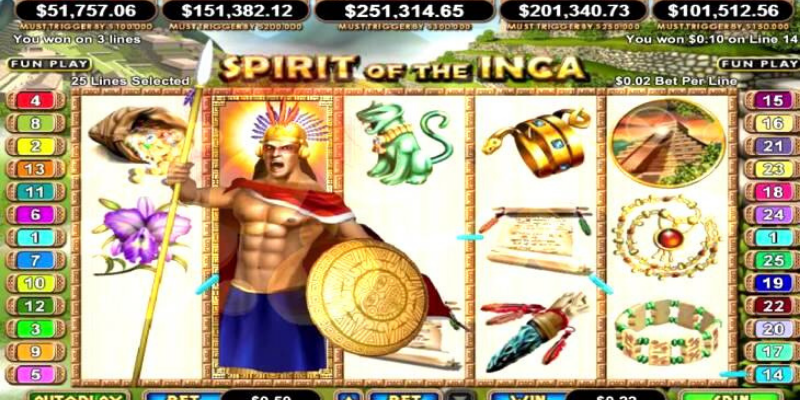 Spirit of the Inca (RTG) Slot Review, RTP% & Bonuses