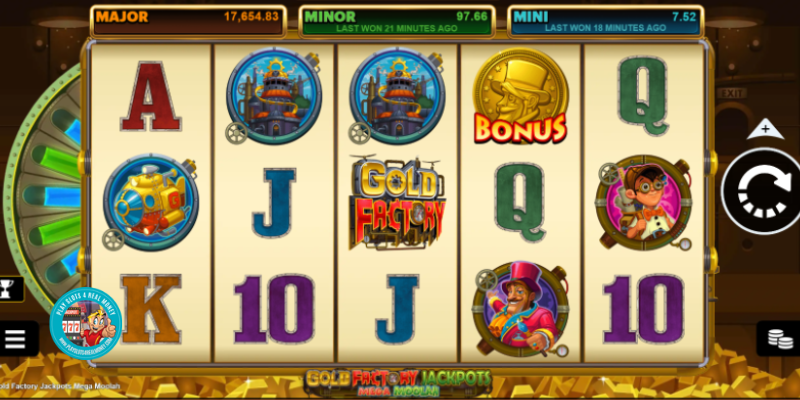 Gold Factory Jackpots Mega Moolah Slot Review