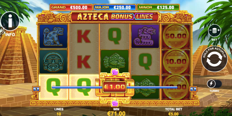 Azteca Bonus Lines Slot Machine