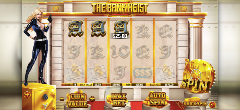 Bank Heist Slot Review, RTP% & Bonuses By Dragon Gaming