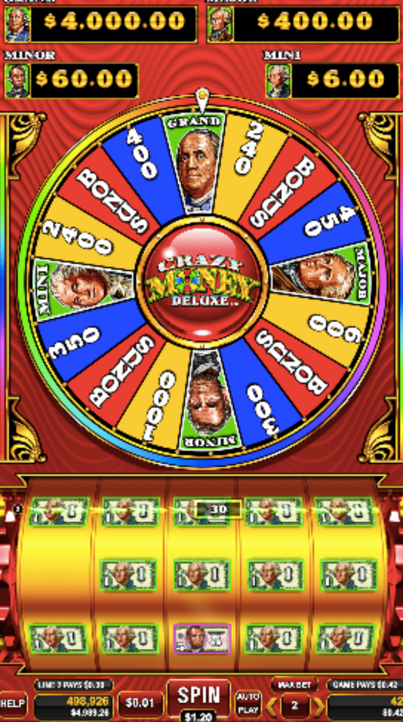 Crazy Money Deluxe Slot Machine Reviews, RTP% & Bonuses By IGT