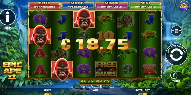 Epic Ape II Slot Machine