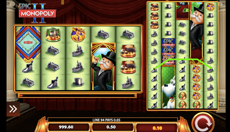 Epic Monopoly 2 Slot Machine Review By WMS