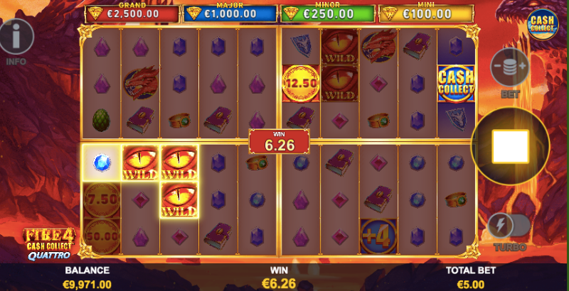 Fire 4 Cash Collect Quattro
