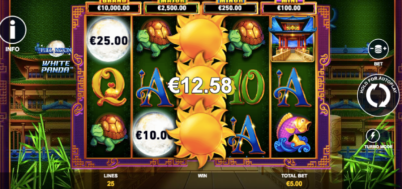 Full Moon White Panda Slot Machine