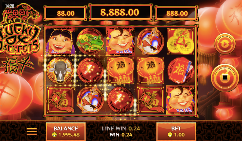 Lucky Ox Jackpots Slot Review, RTP% & Bonuses By Rival