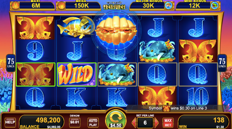 Ocean Spin Kingdom’s Treasures Slot