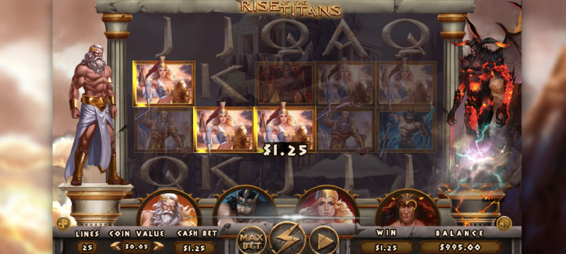 Rise of the Titans Slot Review, RTP% & Bonuses By Dragon Gaming