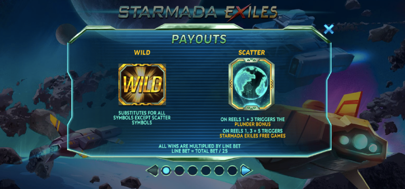 Starmada Exiles Slot Machine