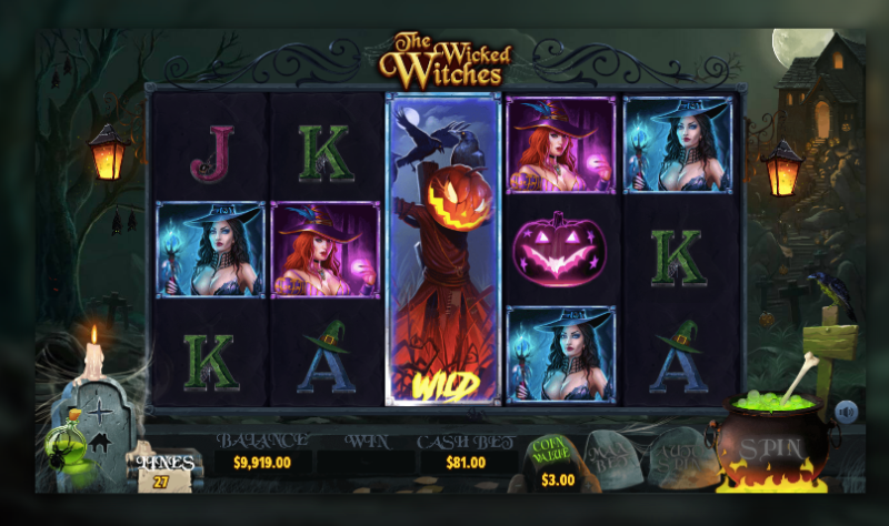 Wicked Witches Slots Review, RTP& & Bonuses From WGS