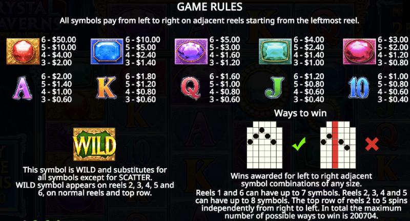 Crystal Cavern Megaways Slots Review