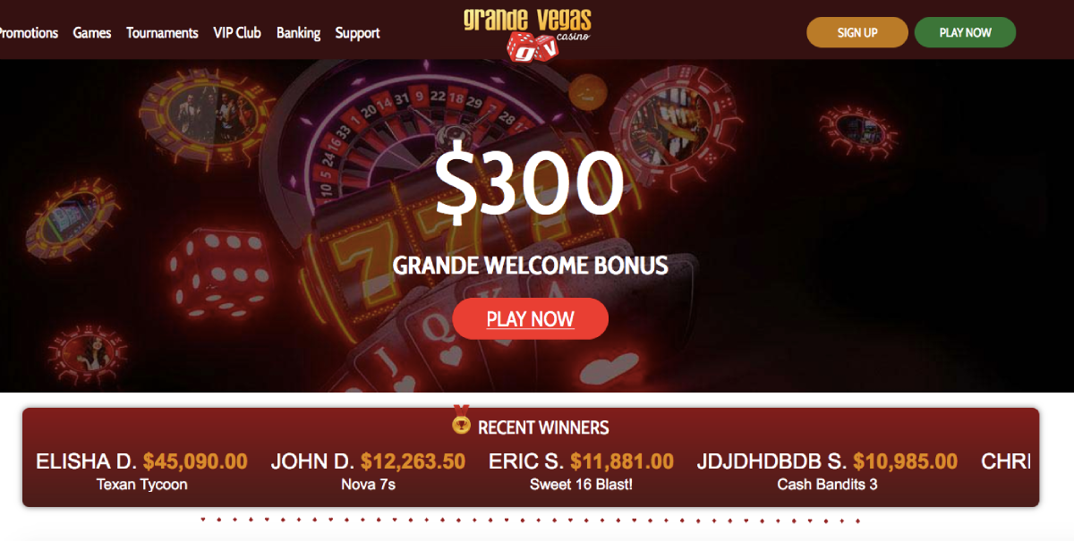 Grande Vegas Casino Reviews, Bonuses, Payouts & Ratings