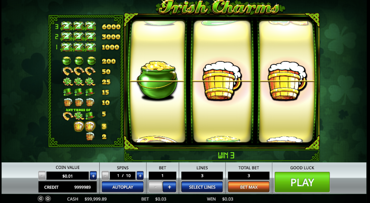 Irish Charms Slot Reviews