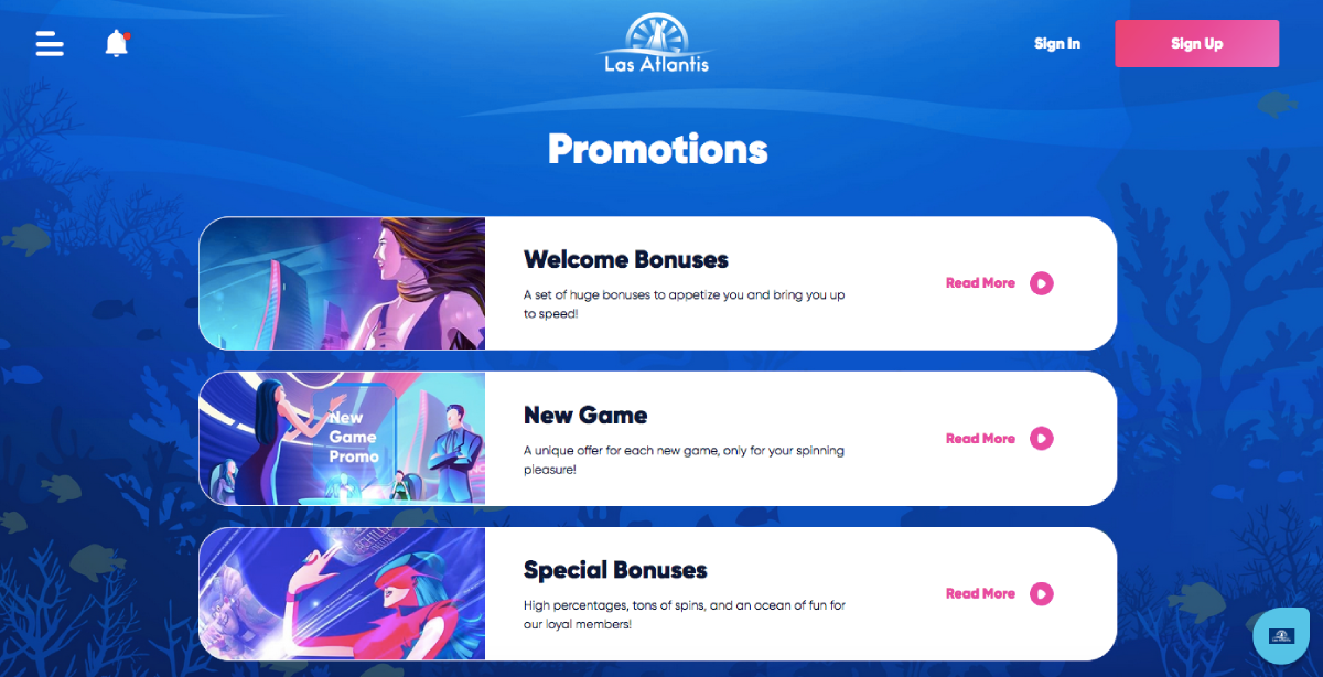 Las Atlantis Casino Review & Bonuses