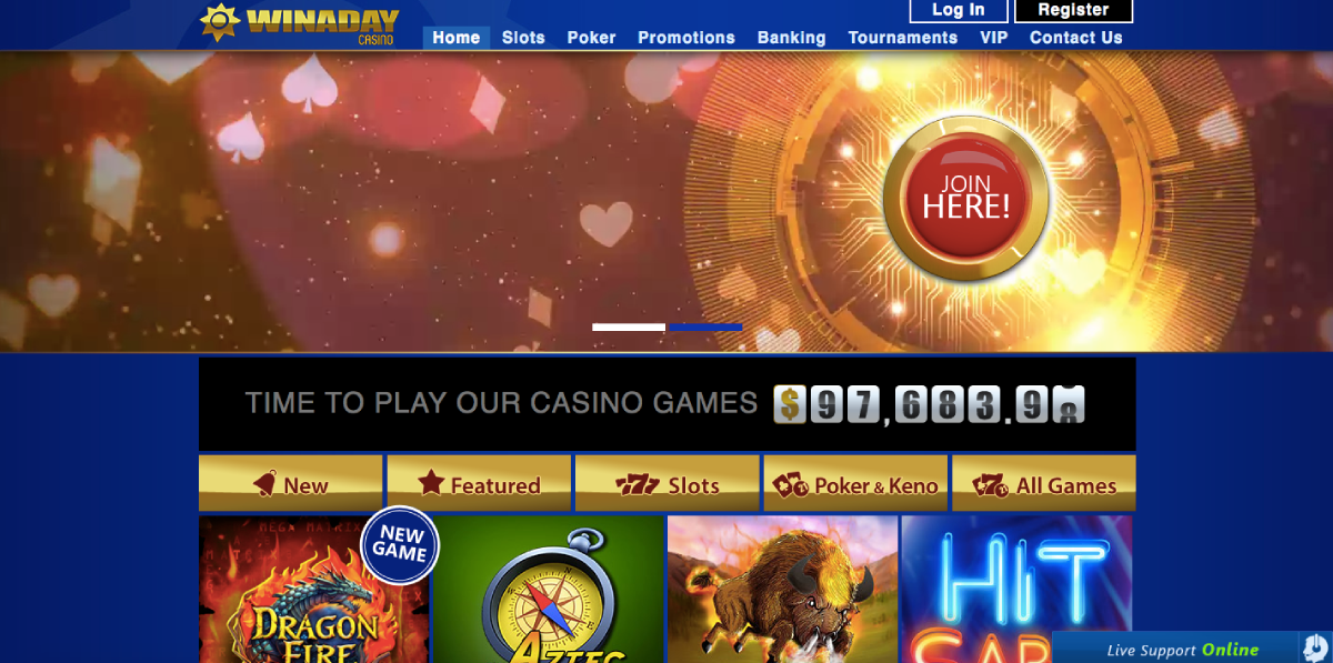 Win A Day Casino Review & No Deposit Bonus Codes