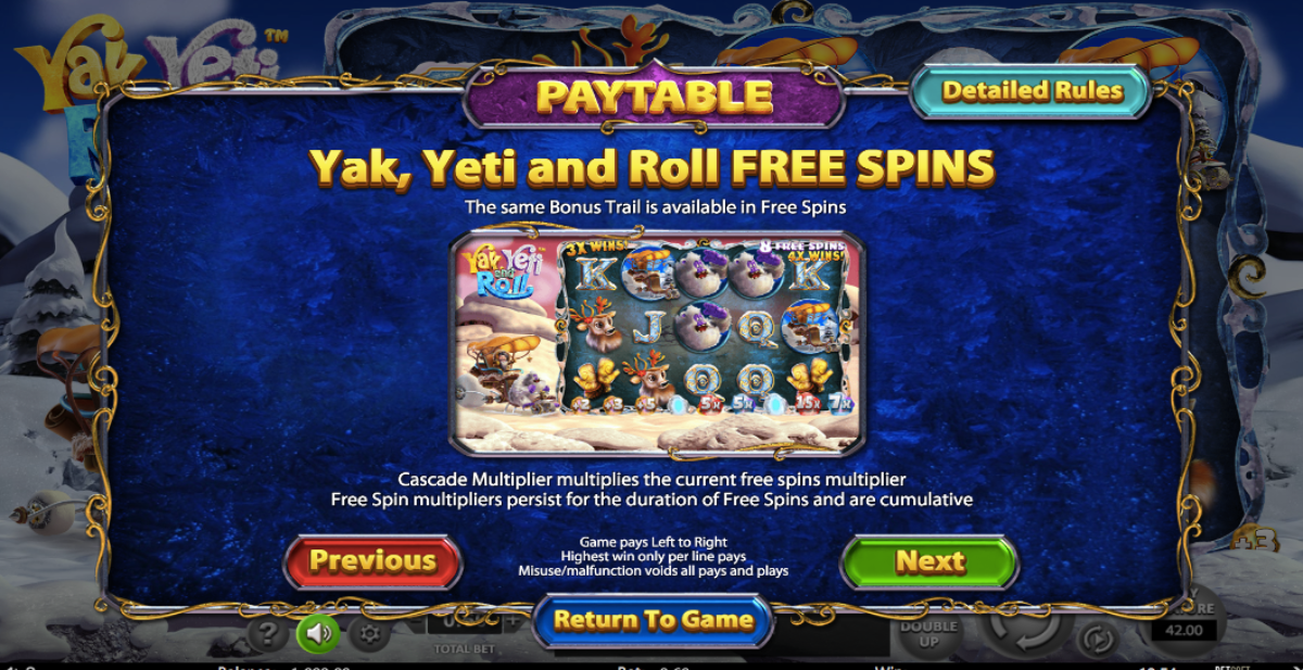 Yak,Yeti & Roll