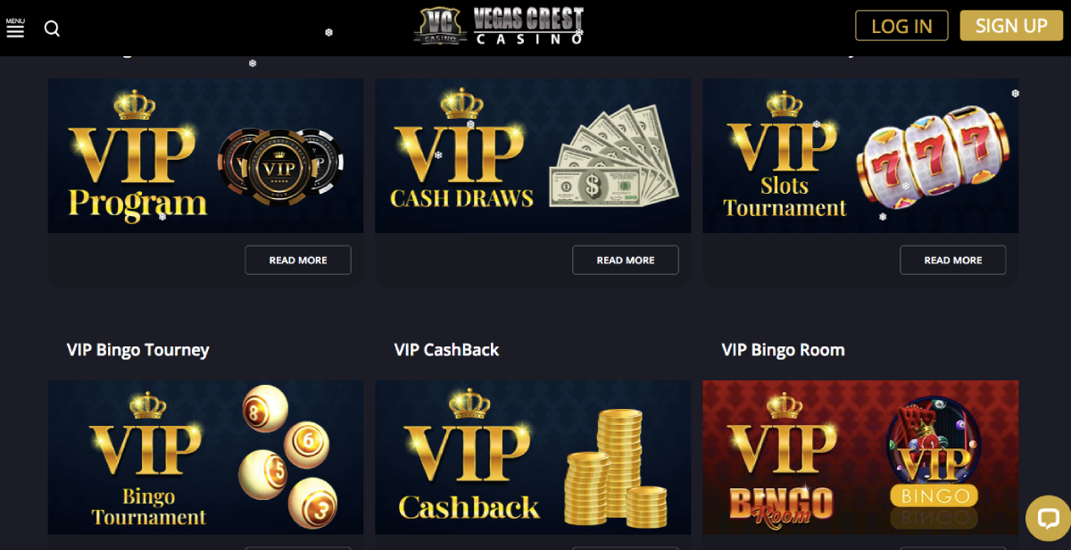 vegas crest casino