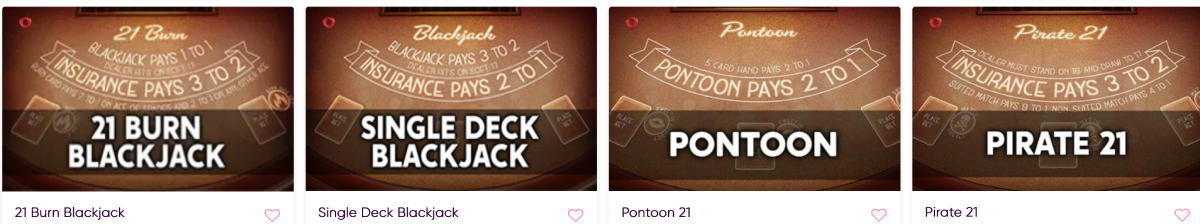 blackjack at slots paradise