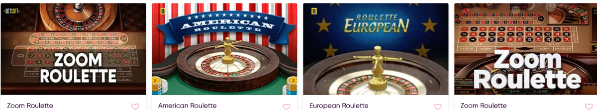 roulette games at slots paradise